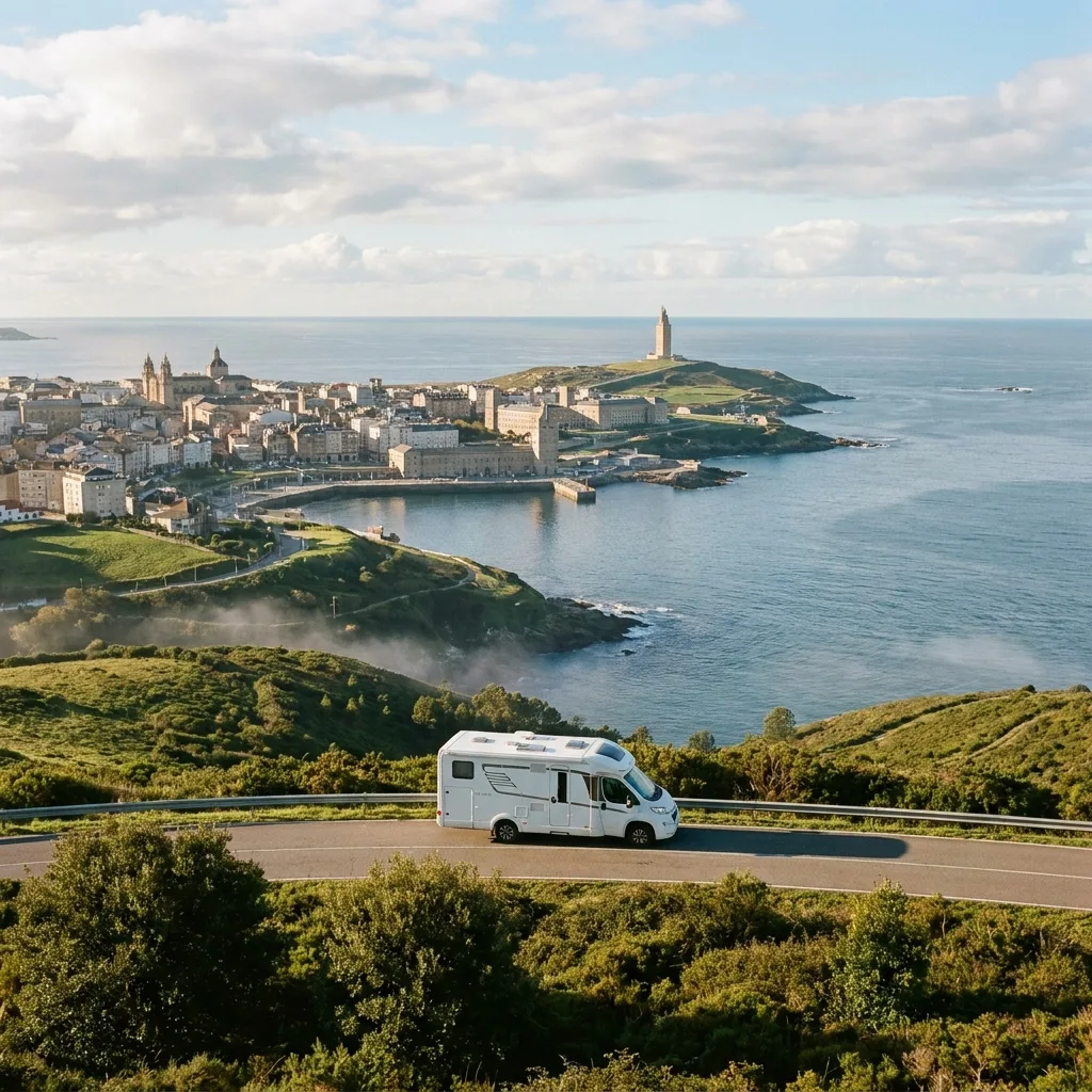 Camper trip to A Coruña, Spain