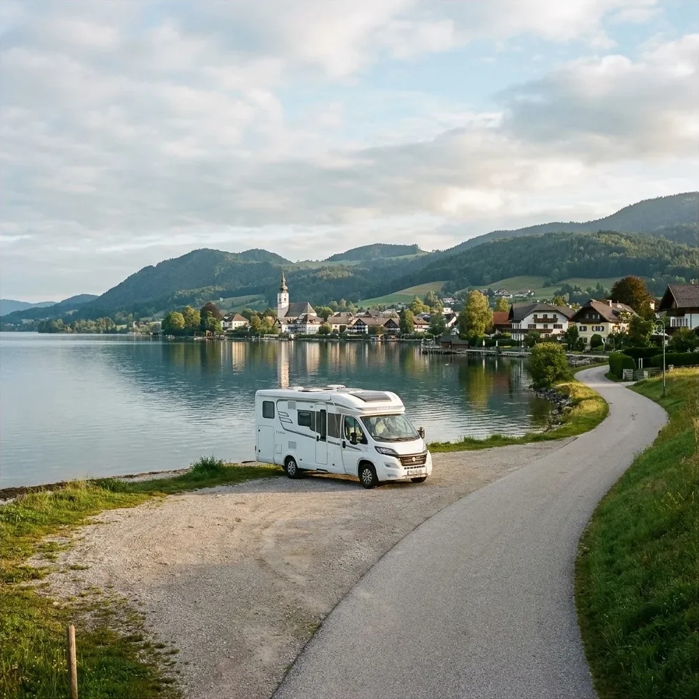 Wohnmobilreise nach Attersee, Österreich