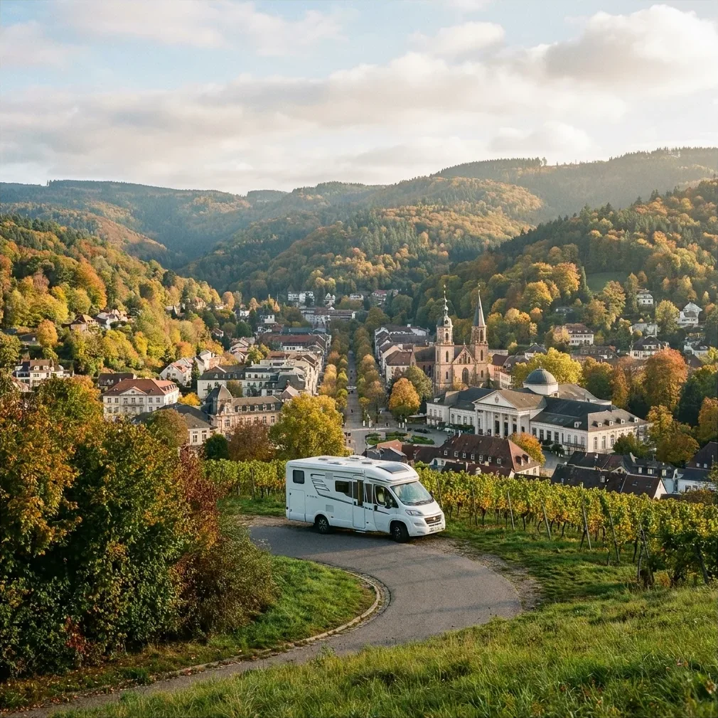 Wohnmobilreise nach Baden-Baden, Deutschland