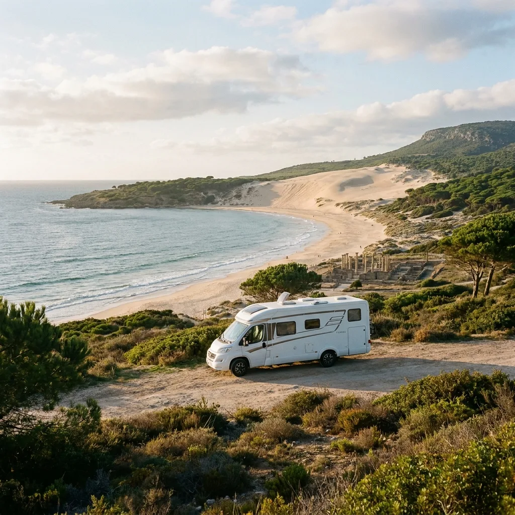 Wohnmobilreise nach Bolonia, Spanien