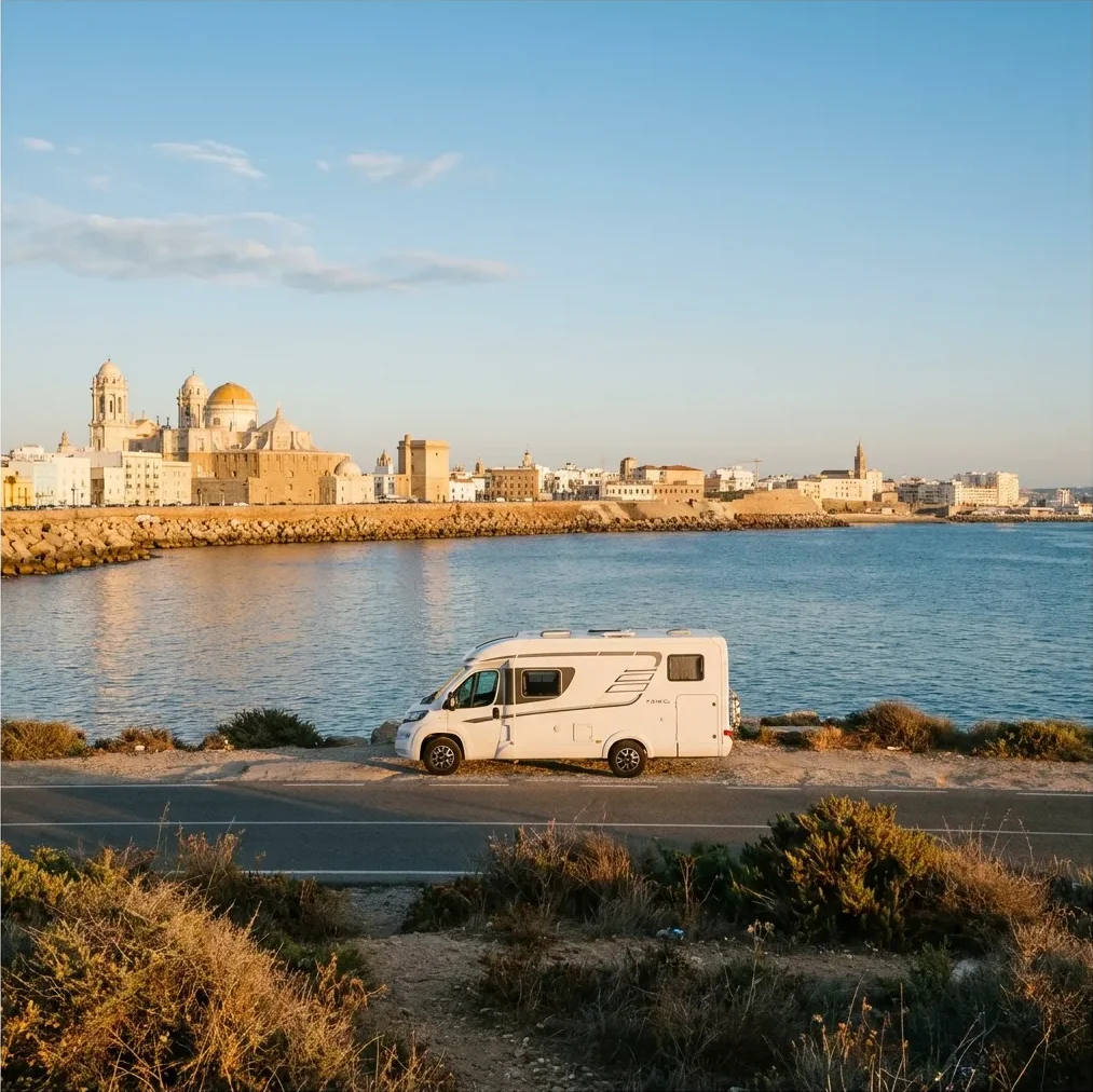 Camperreis naar Cádiz, Spanje
