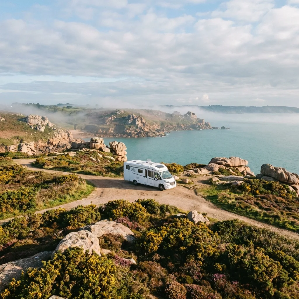 Wohnmobilreise nach Côte de Granit Rose, Frankreich