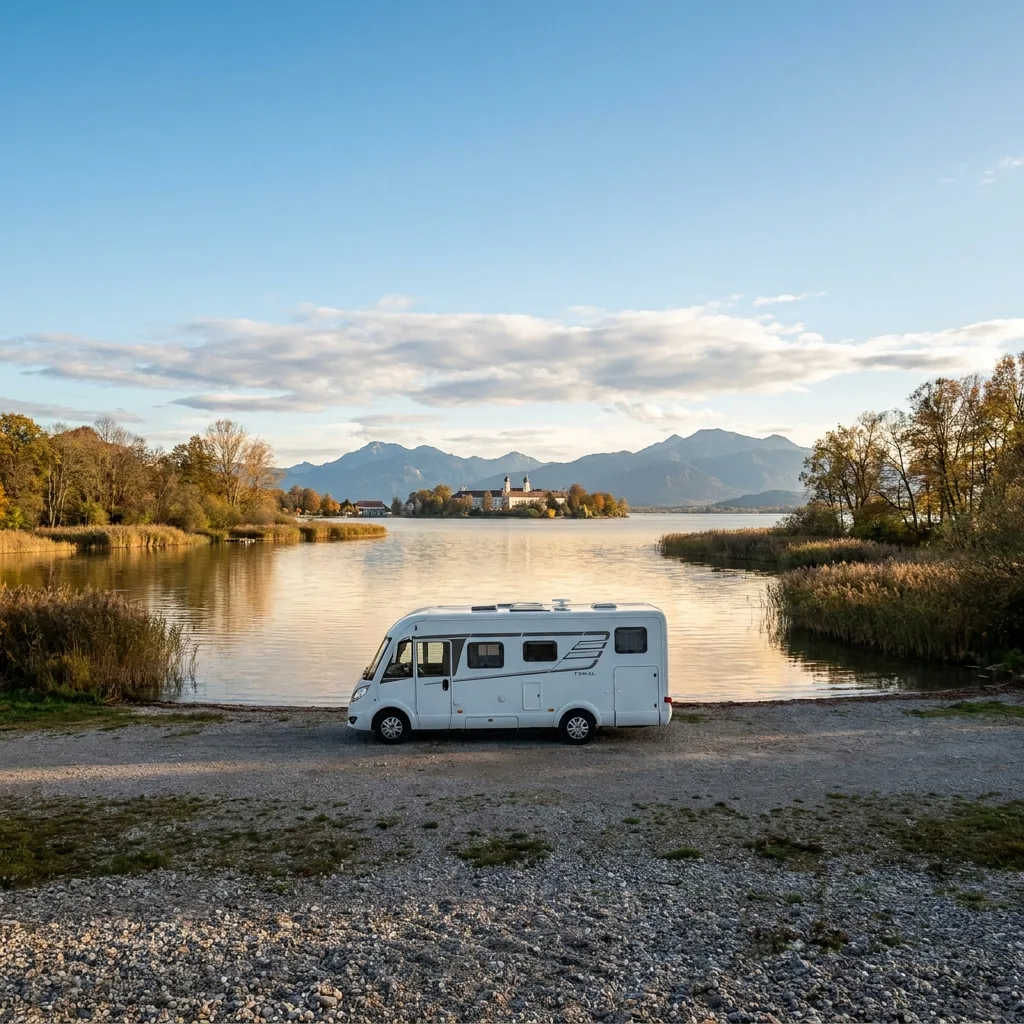 Camper trip to Chiemsee, Germany