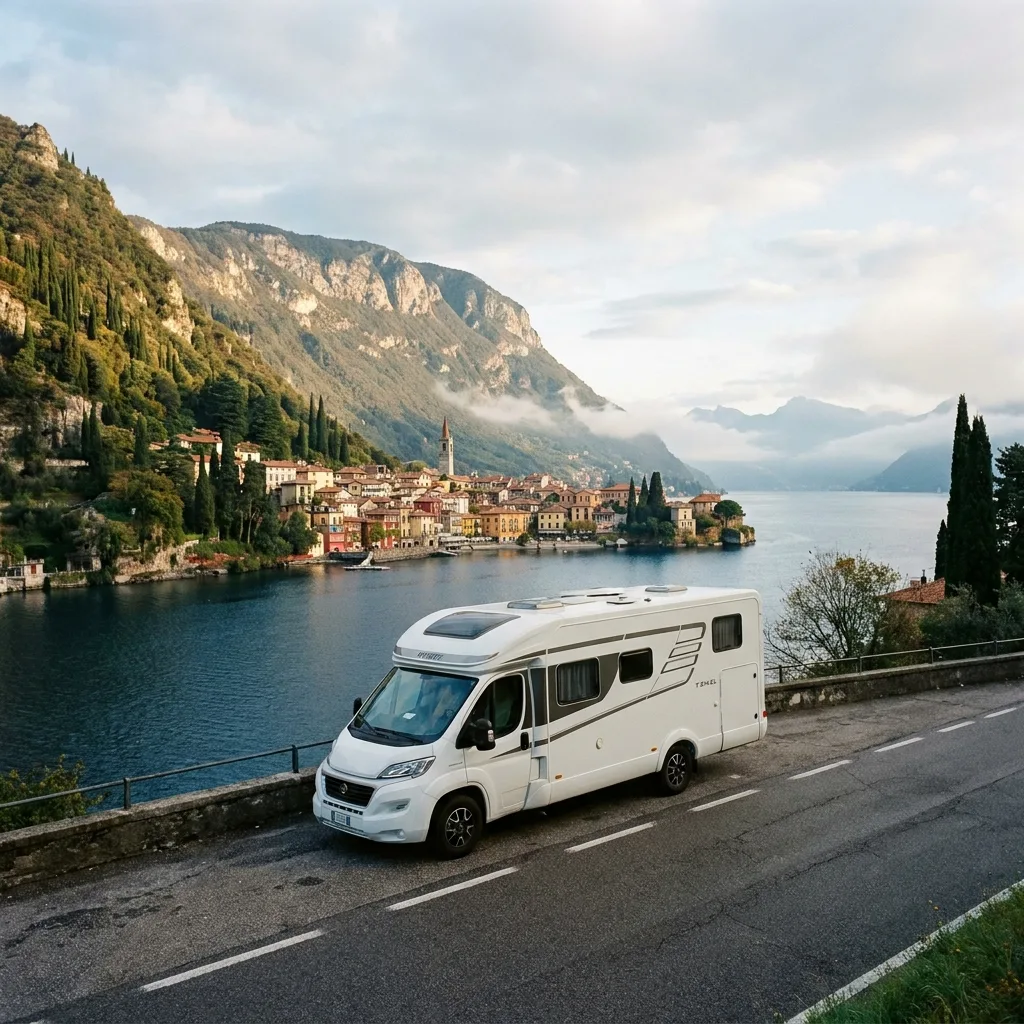 Wohnmobilreise nach Comer See, Italien