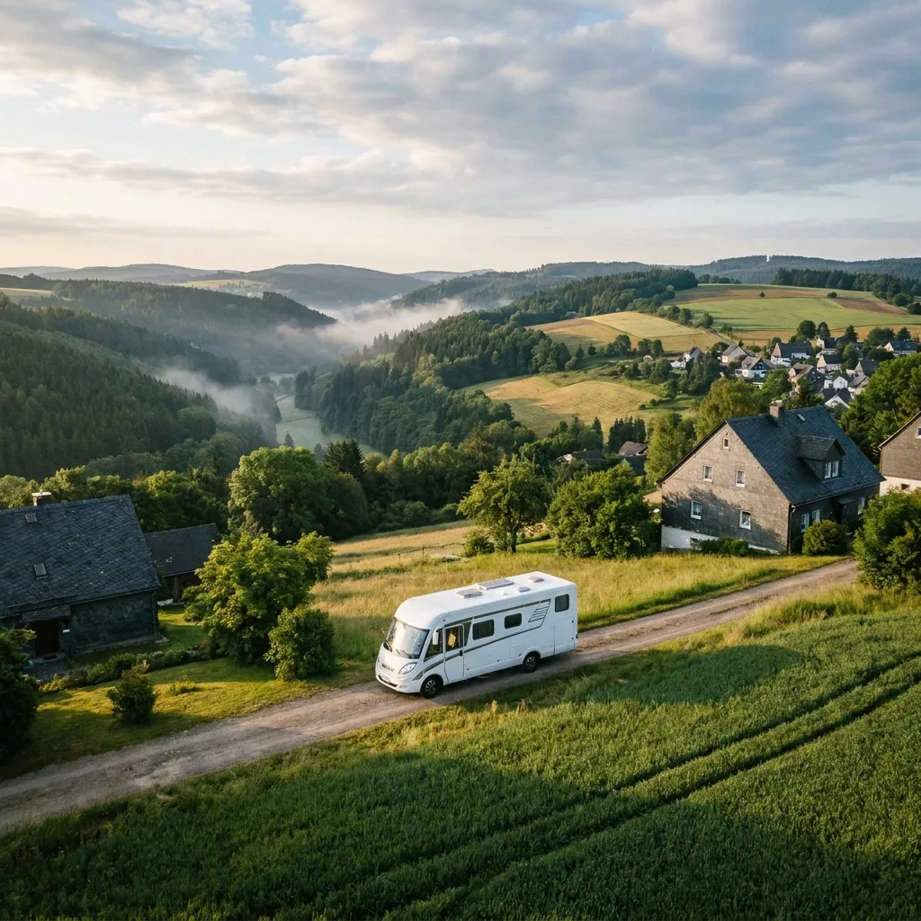 Wohnmobilreise nach Erzgebirge, Deutschland