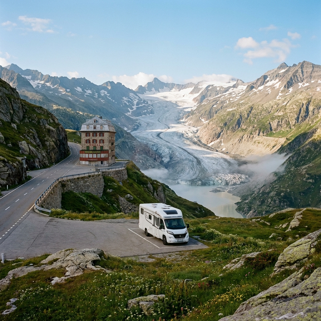 Furka Pass & Rhône Glacier