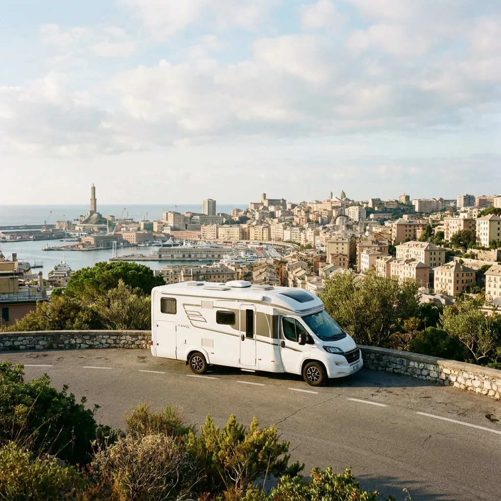 Camper trip to Genoa, Italy