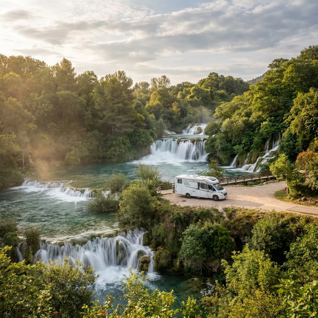 Camperreis naar Krka Nationaal Park, Kroatië