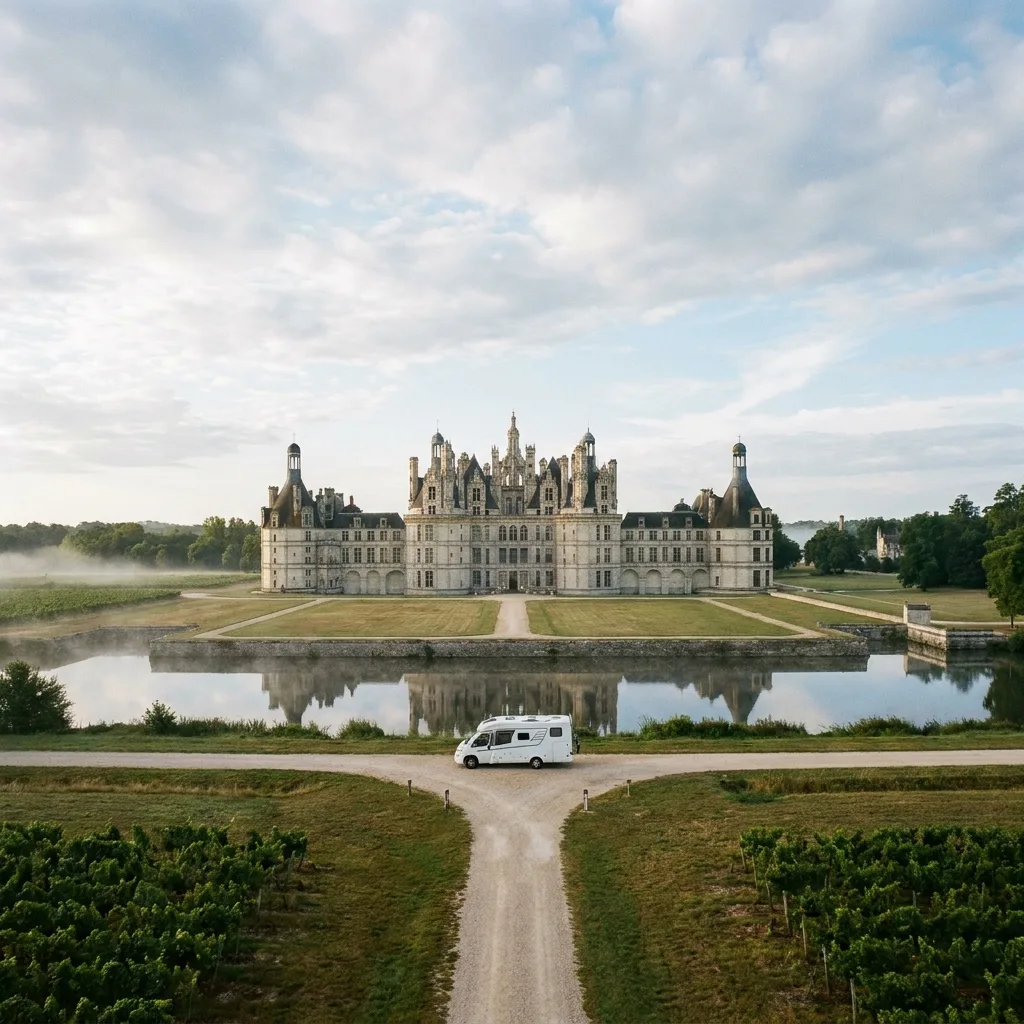 Wohnmobilreise nach Loire-Schlösser & Chambord, Frankreich
