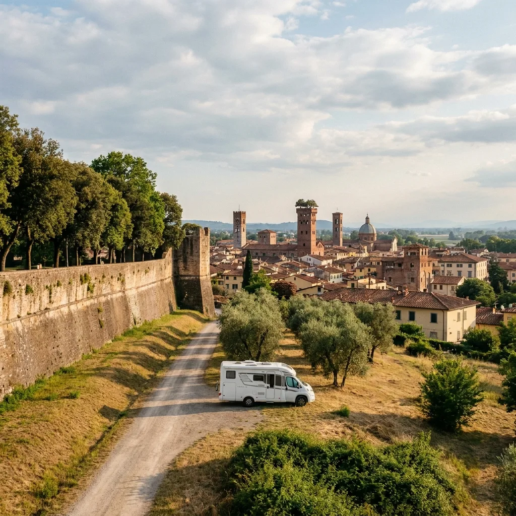 Camperreis naar Lucca, Italië