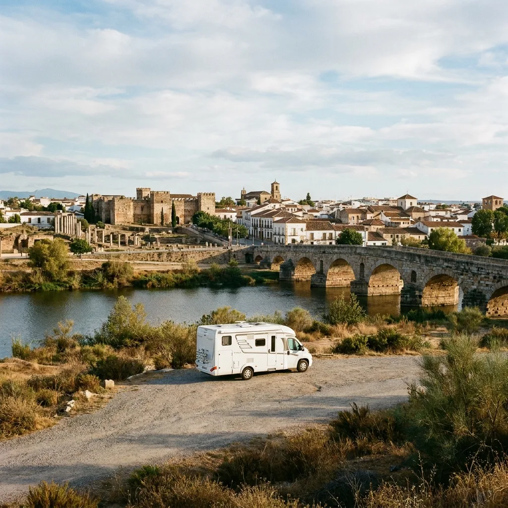 Camperreis naar Mérida, Spanje