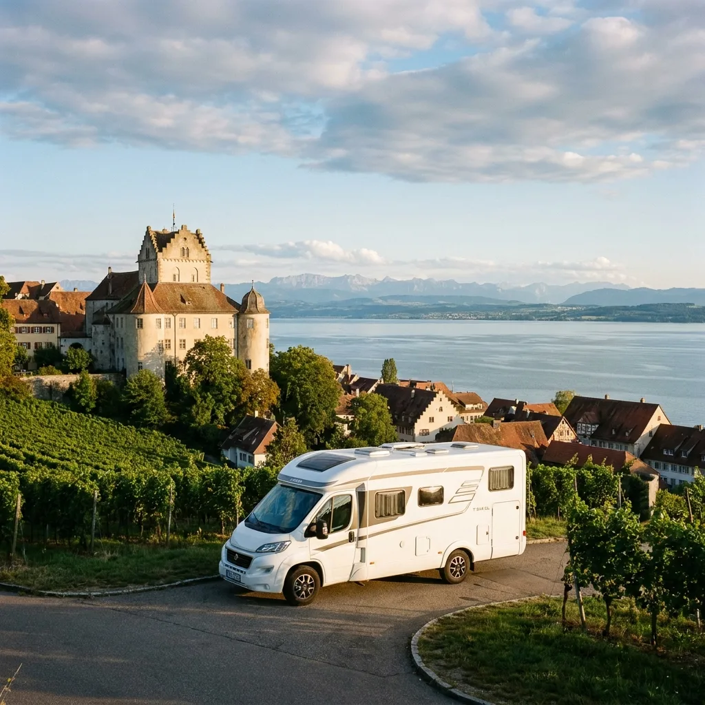 Camper trip to Meersburg, Germany