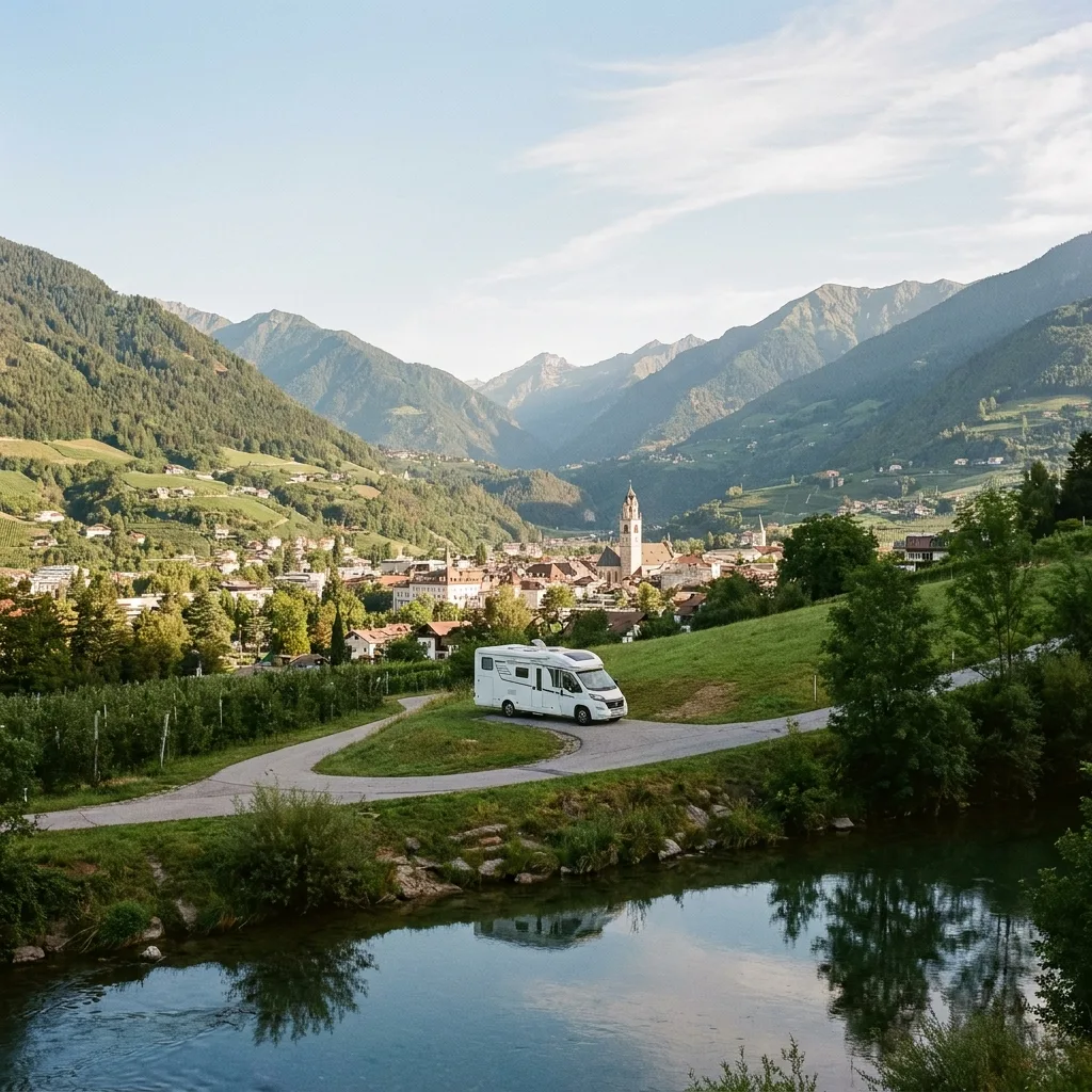 Wohnmobilreise nach Meran, Italien