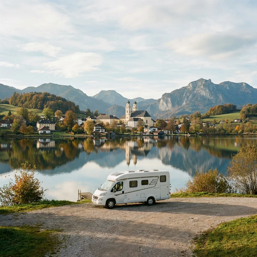 Camper trip to Mondsee, Austria