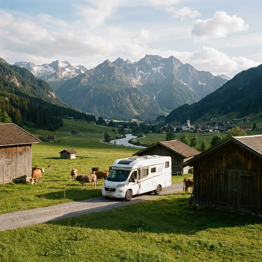 Wohnmobilreise nach Montafon, Österreich