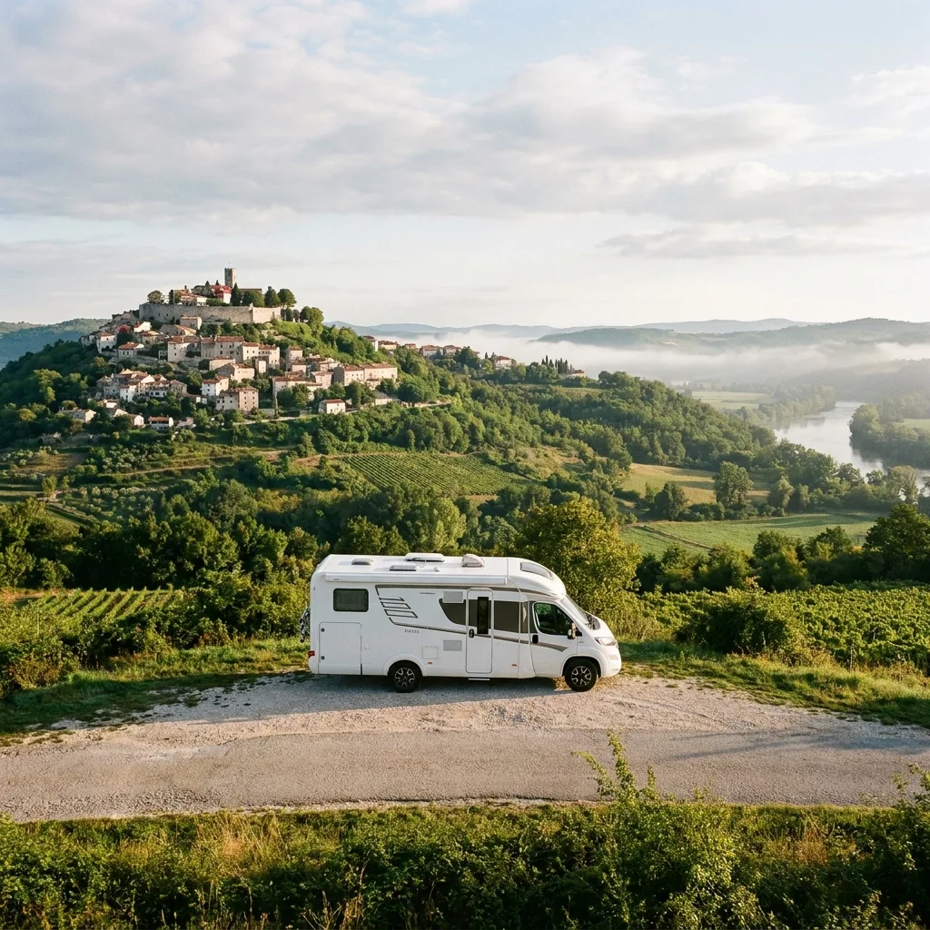 Camper trip to Motovun & Istrian Inland, Croatia
