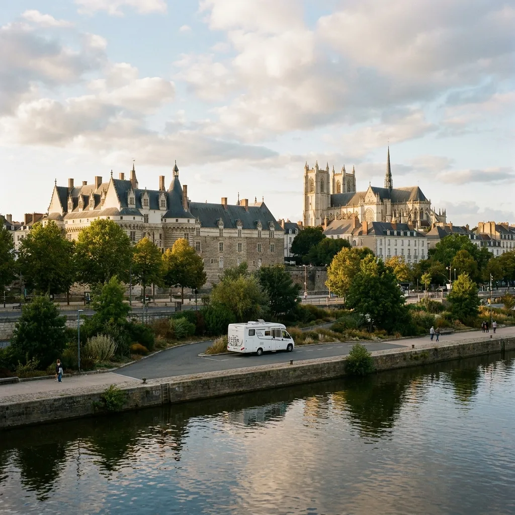 Wohnmobilreise nach Nantes, Frankreich
