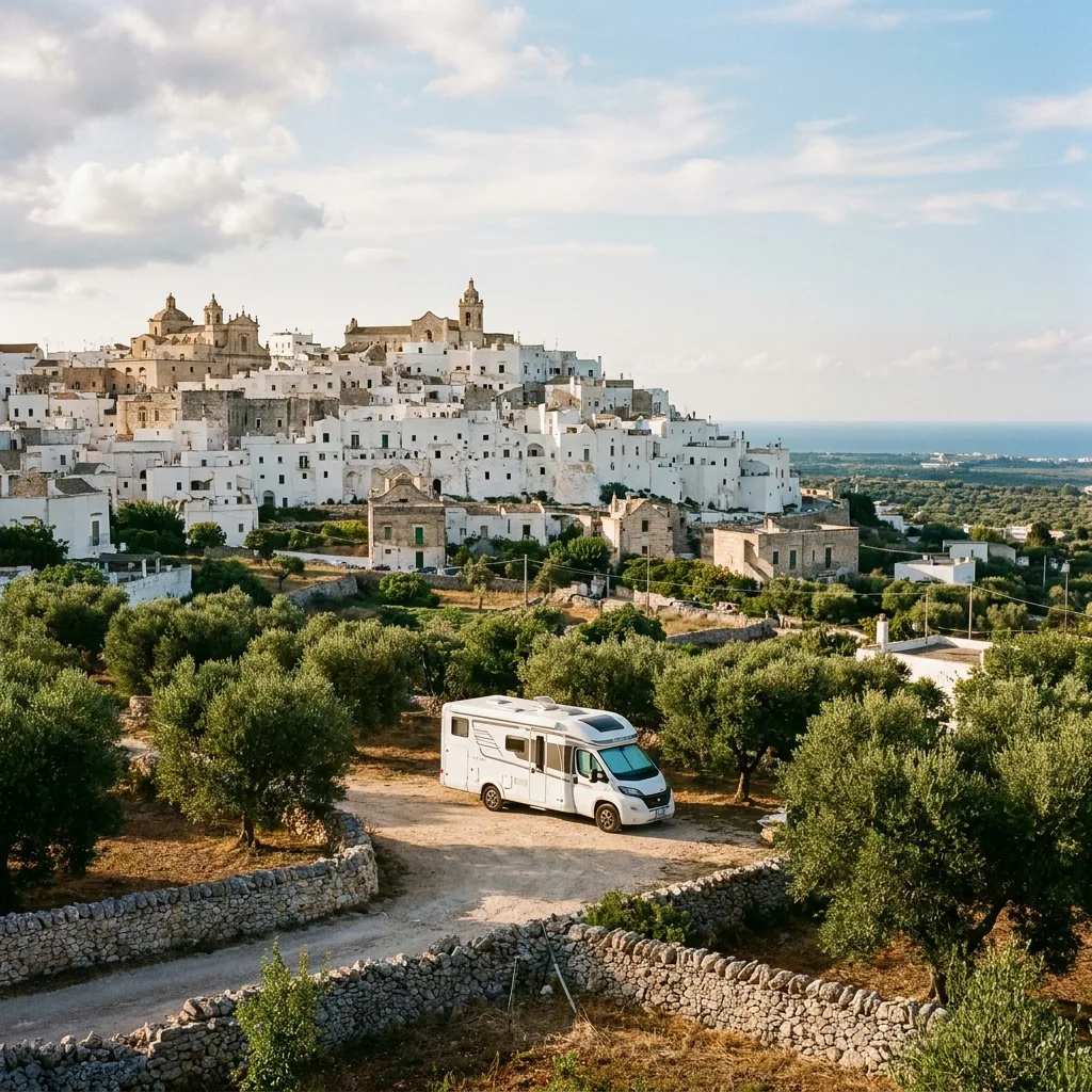 Wohnmobilreise nach Ostuni, Italien