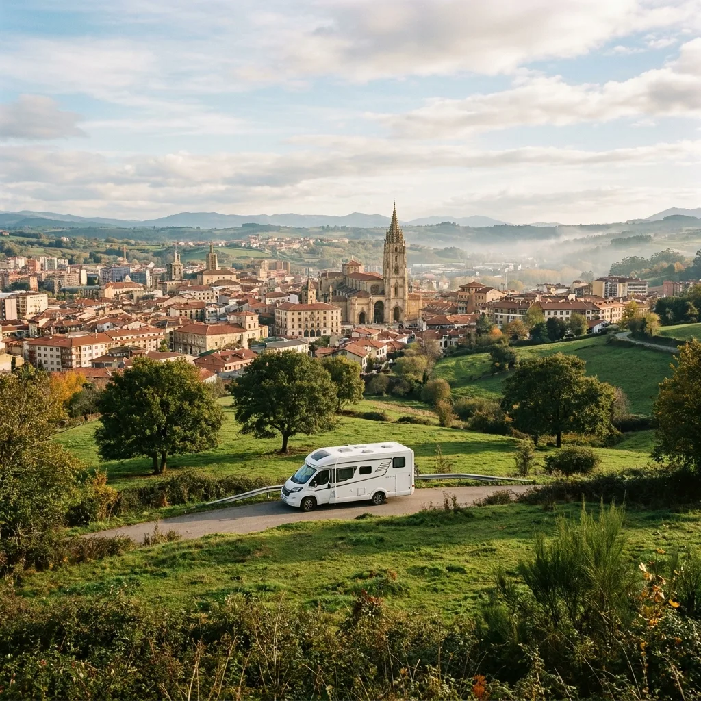 Camper trip to Oviedo, Spain