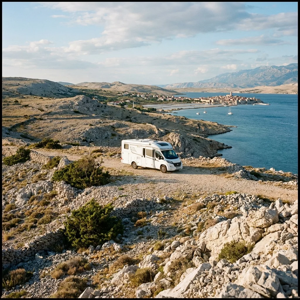Camper trip to Page, Croatia