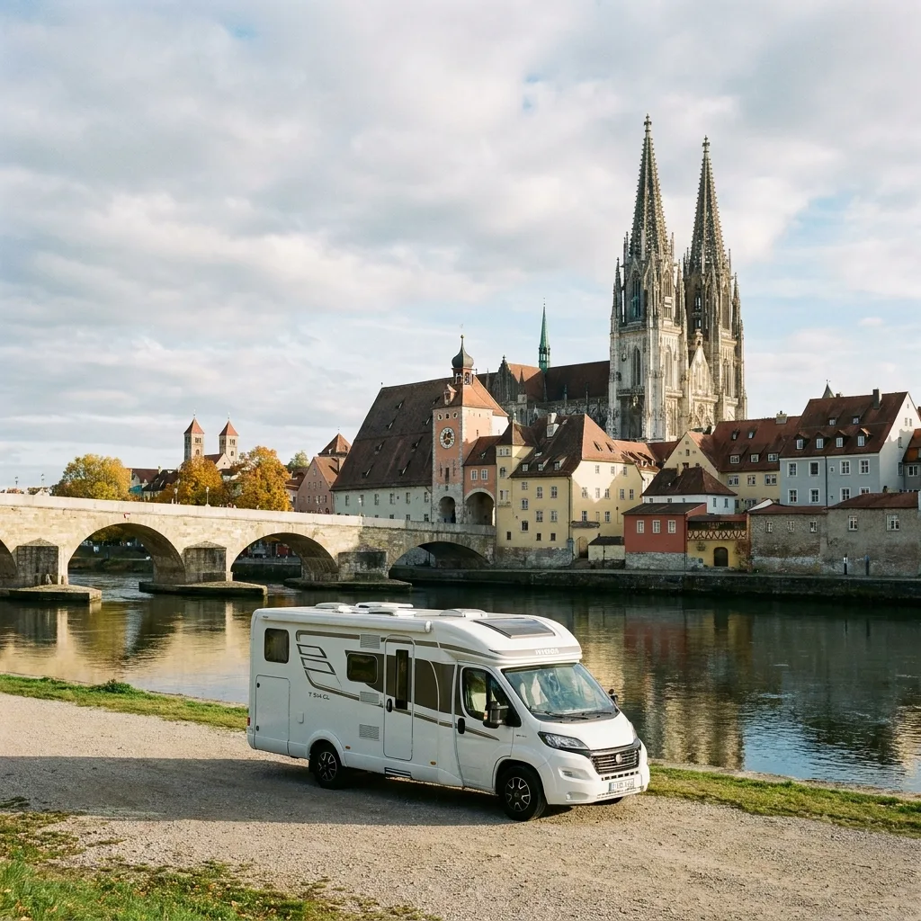 Camper trip to Regensburg, Germany