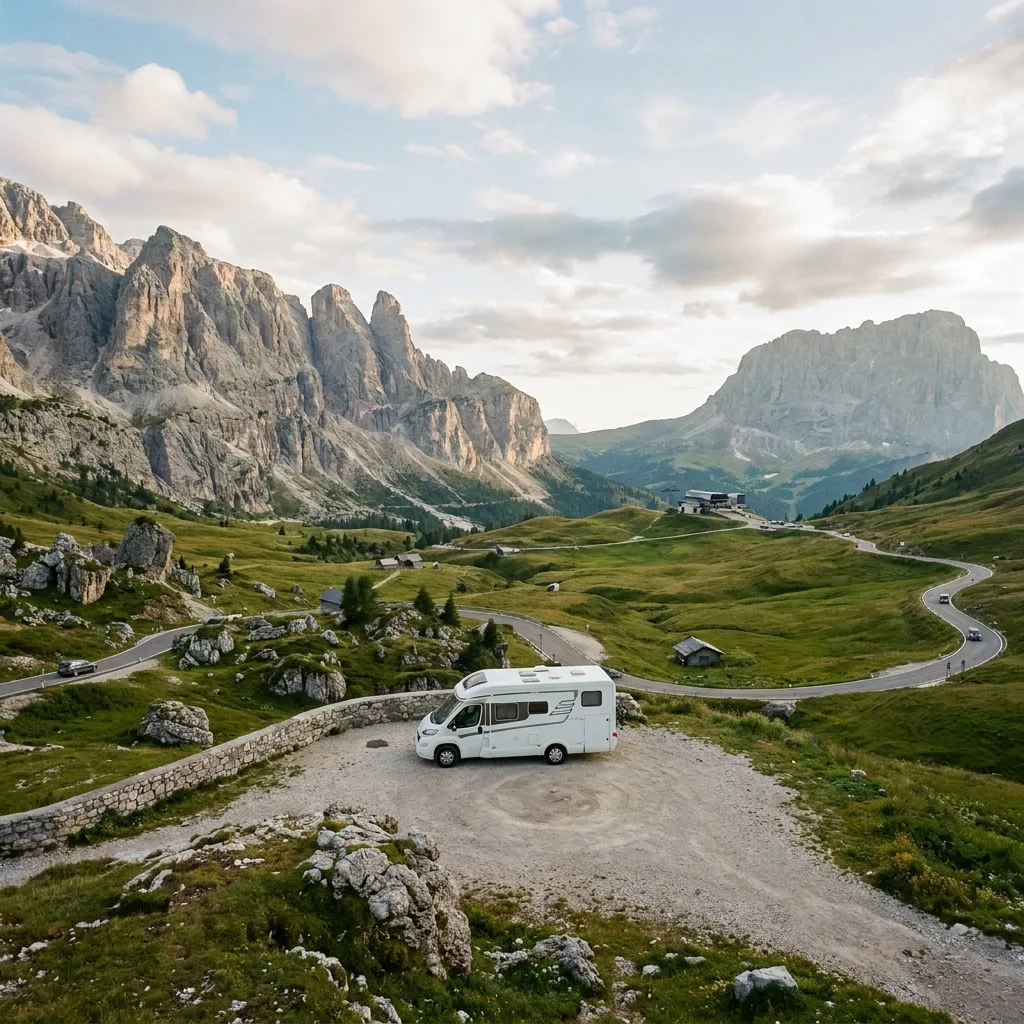 Wohnmobilreise nach Sella Ronda & Passo Pordoi, Italien