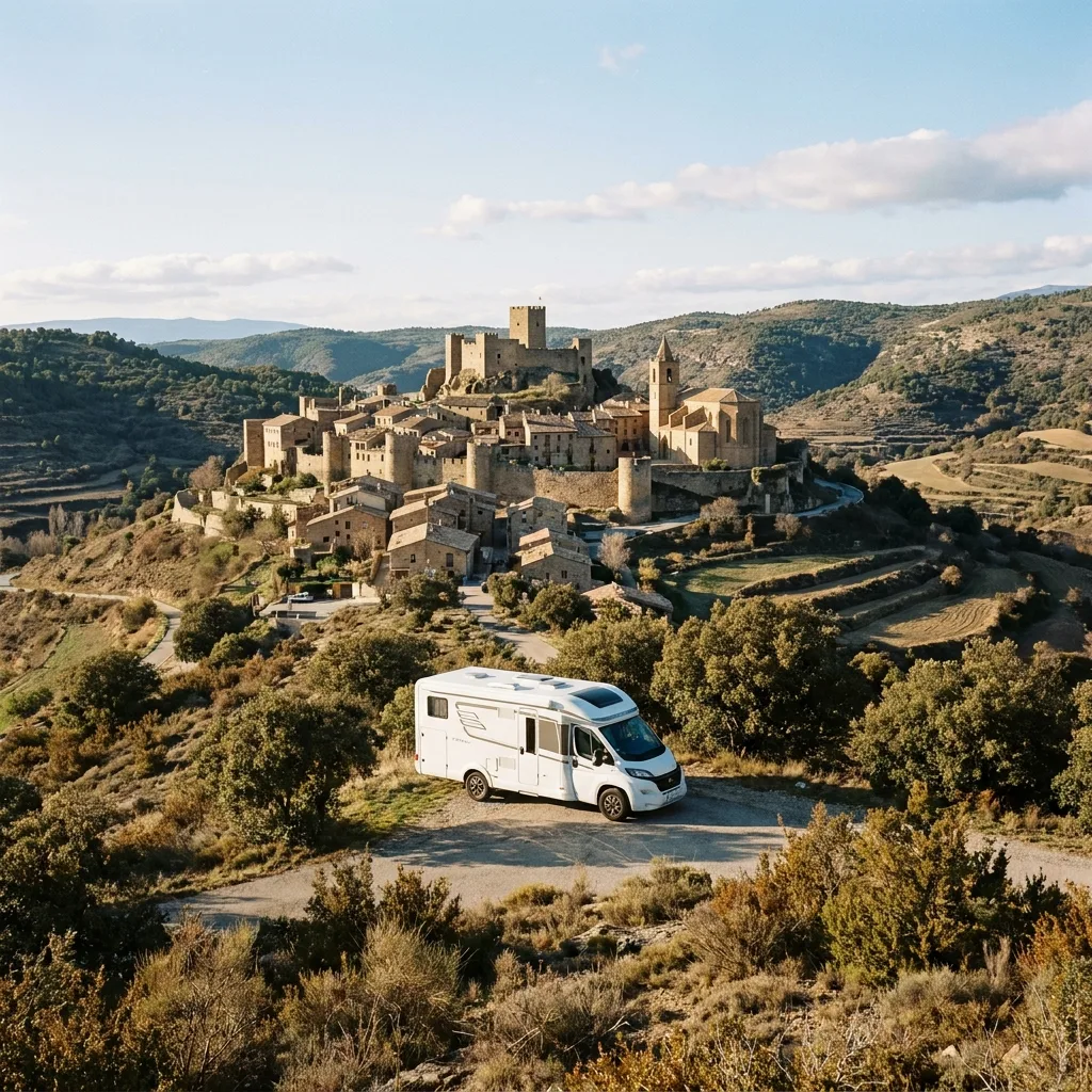 Camper trip to Sos del Rey Católico, Spain