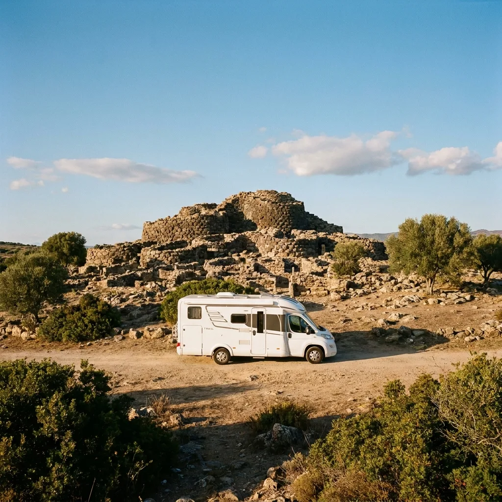 Camperreis naar Su Nuraxi di Barumini, Sardinië