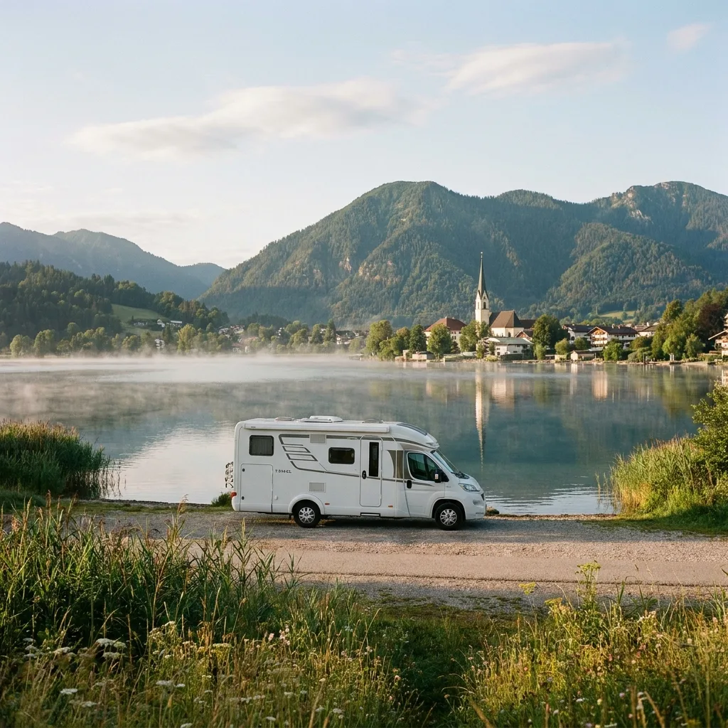 Camper trip to Tegernsee, Germany