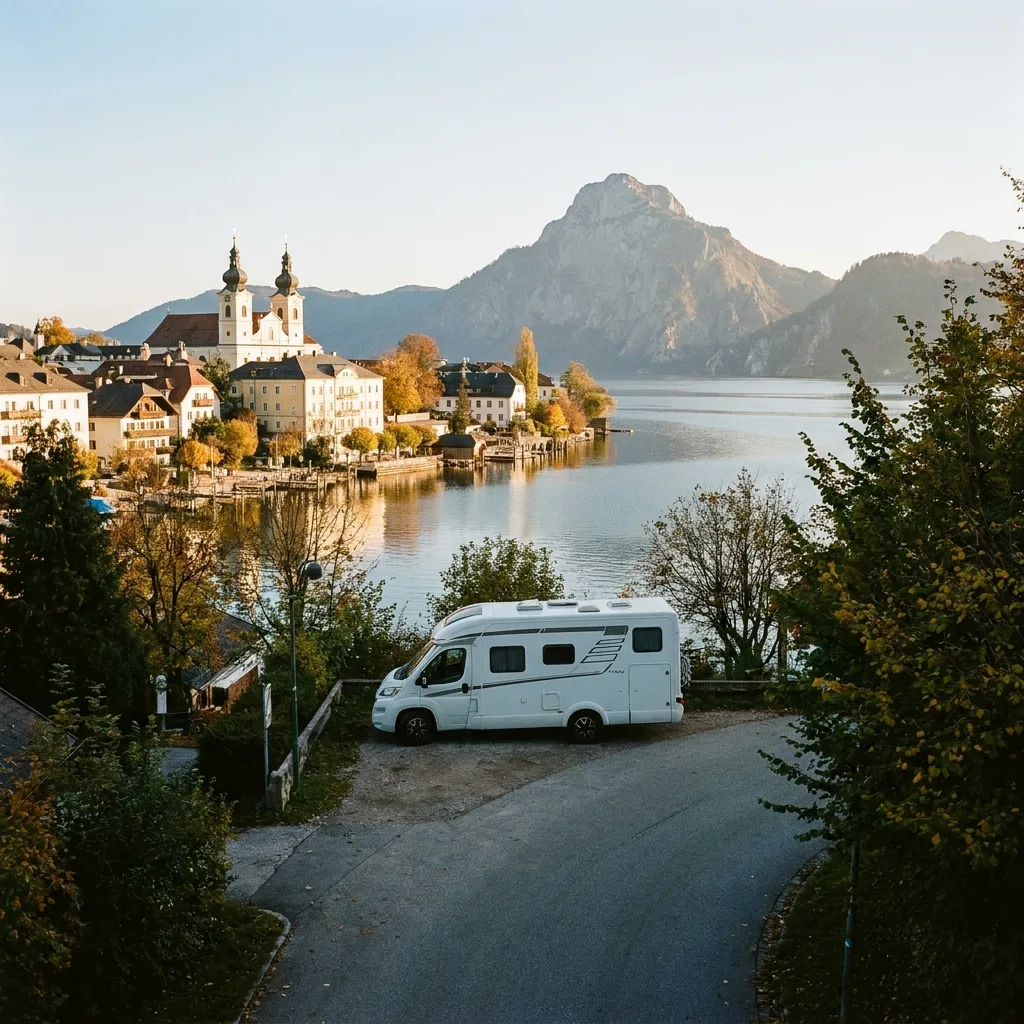 Camper trip to Traunsee & Gmunden, Austria