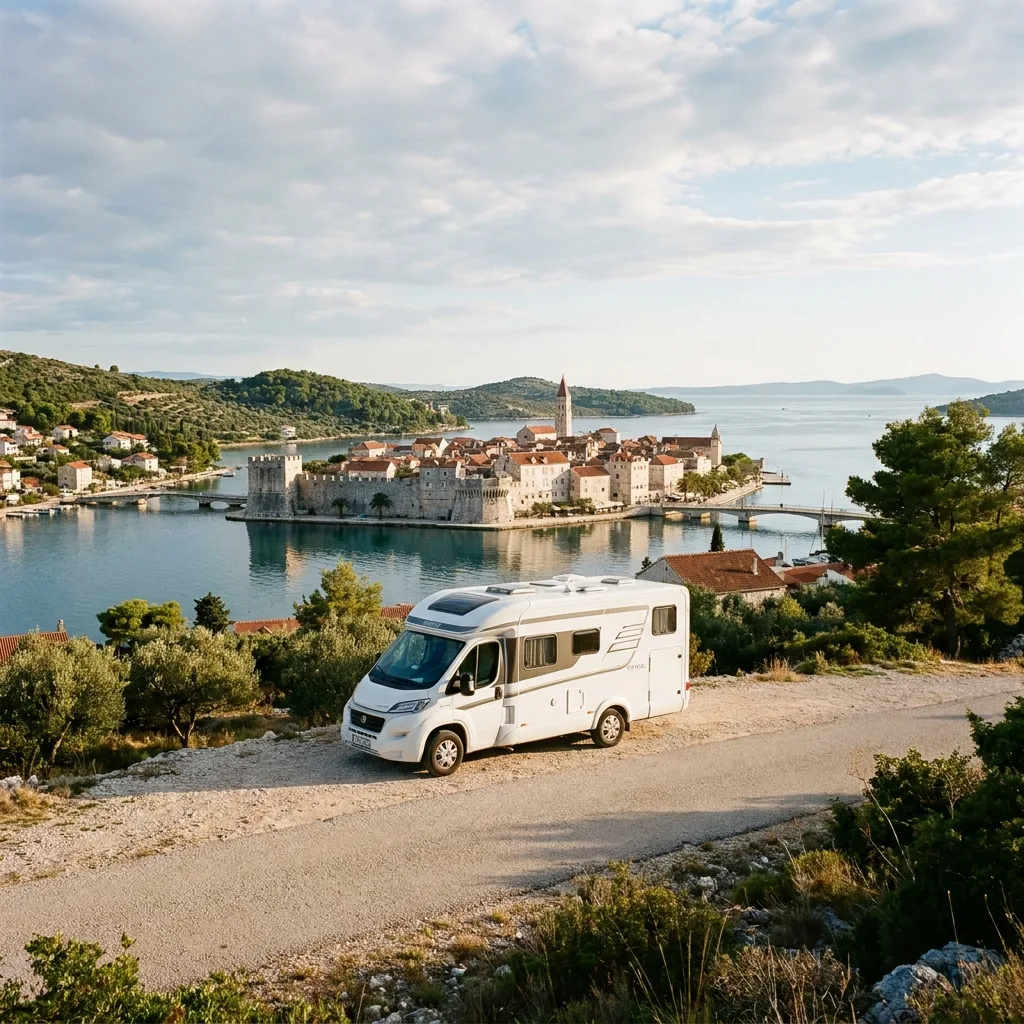 Camper trip to Trogir, Croatia