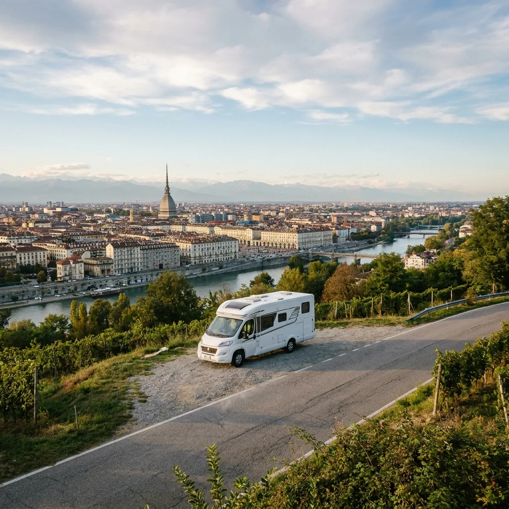 Camper trip to Turin, Italy