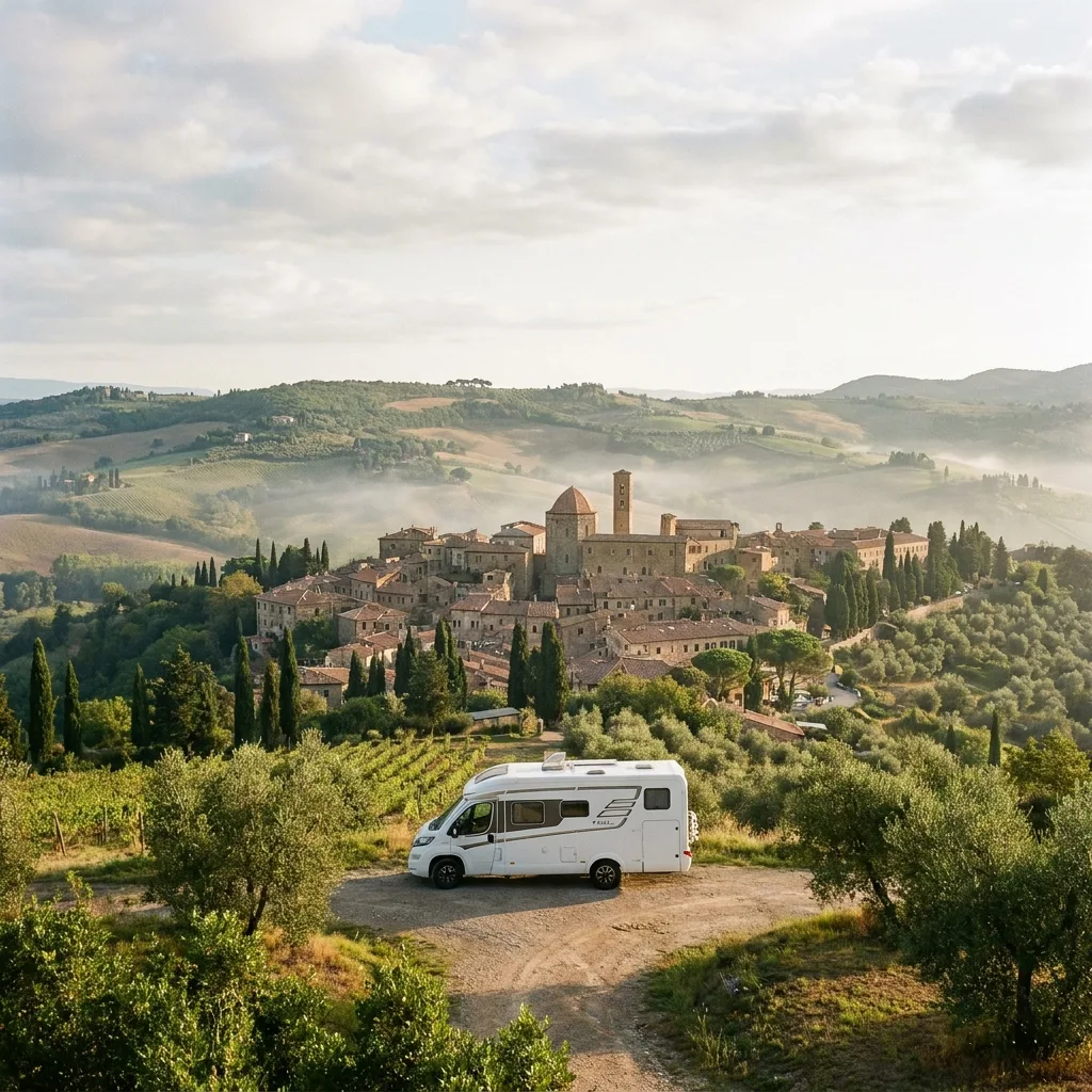 Camperreis naar Volterra, Italië