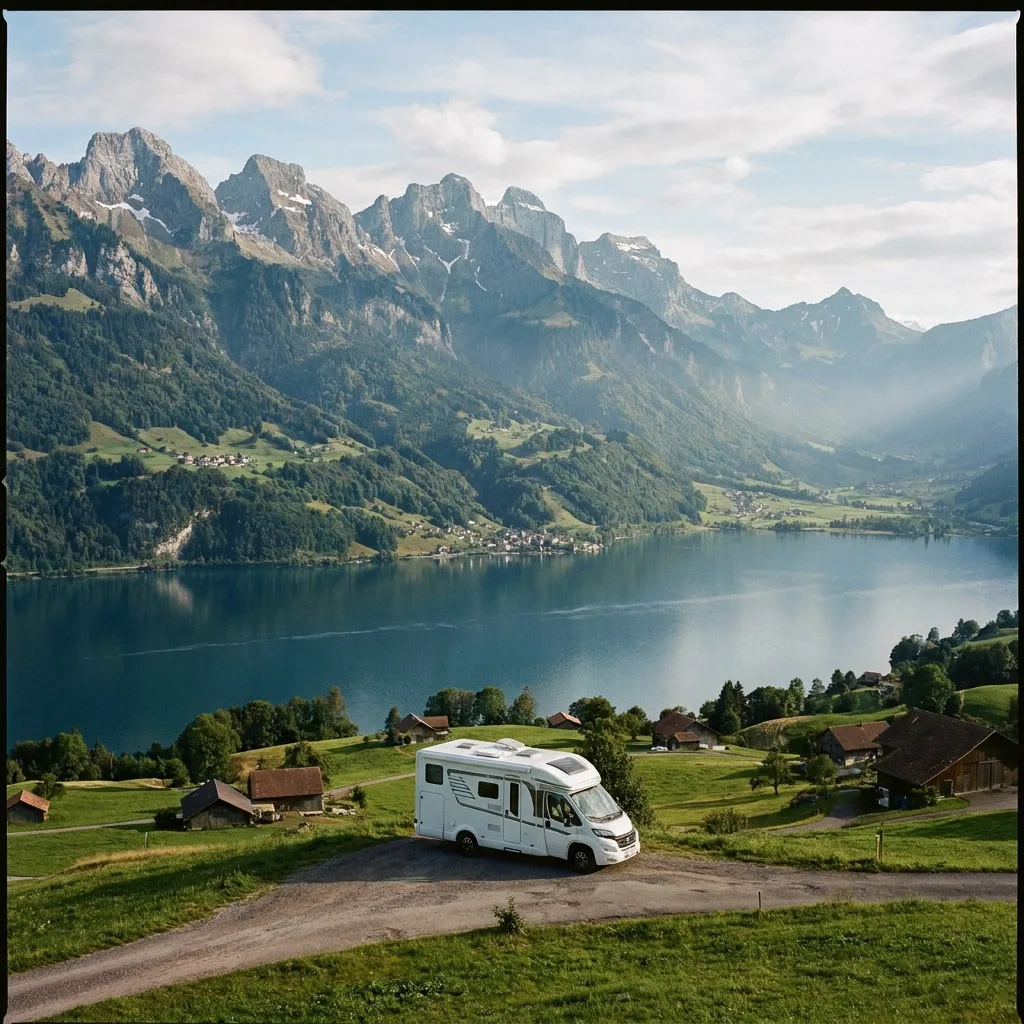 Camper trip to Walensee, Switzerland
