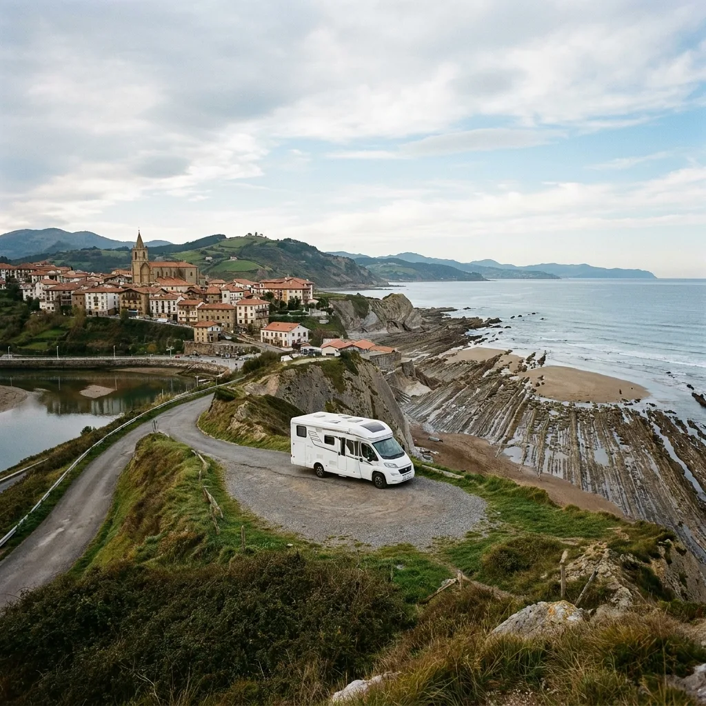 Camper trip to Zumaia, Spain