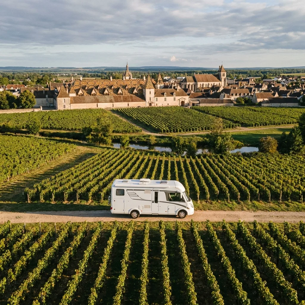 Camper trip to Beaune & Burgundy, France