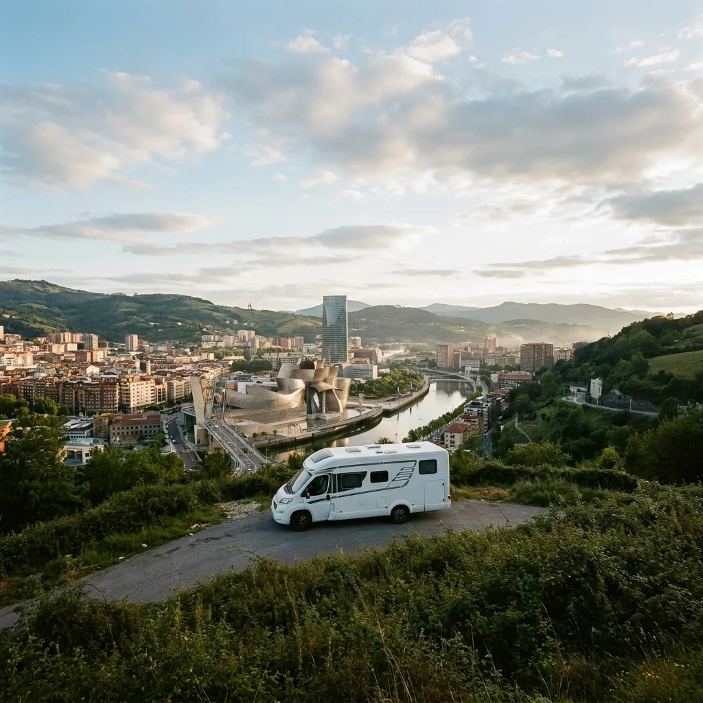 Camper trip to Bilbao, Spain