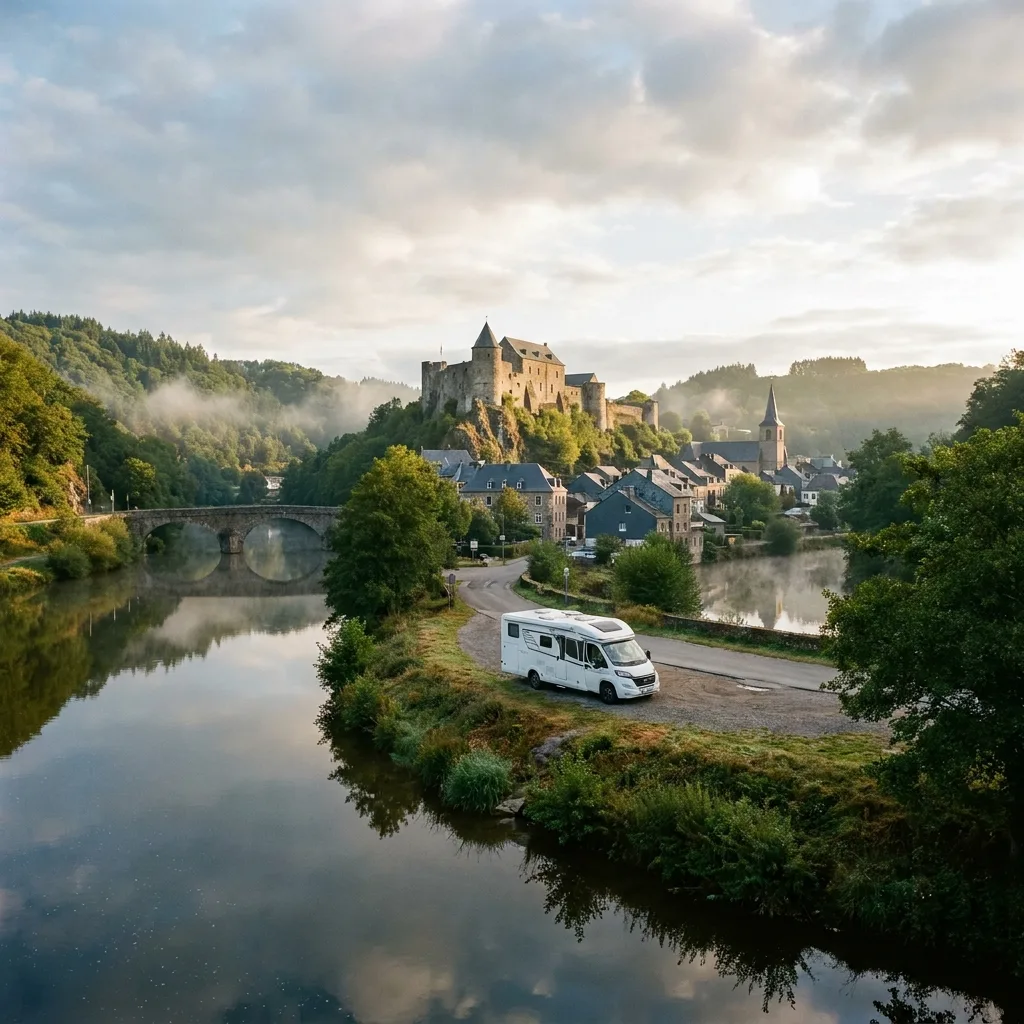 Camper trip to Bouillon, Belgium