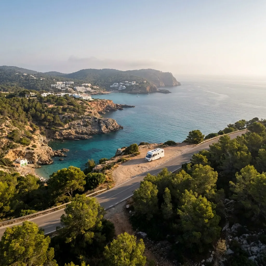 Camper trip to Cala Tarida & Cala Vedella, Ibiza