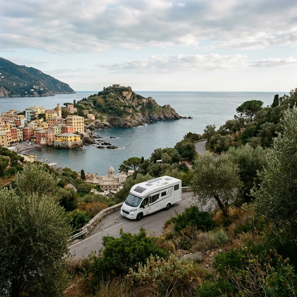 Camper trip to Camogli & San Fruttuoso