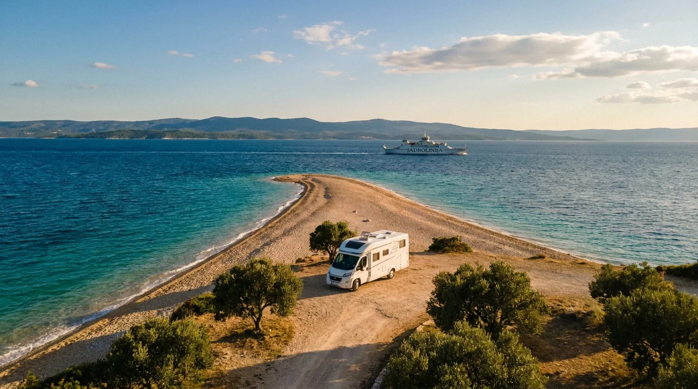 Wohnmobilroute Inselhüpfen in Dalmatien - von Split nach Dubrovnik