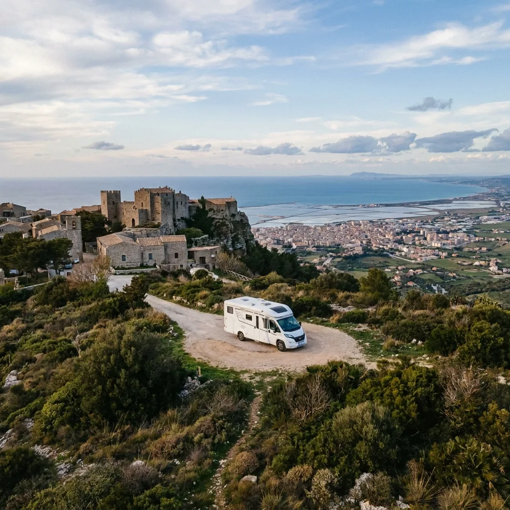 Camper trip to Erice & Trapani
