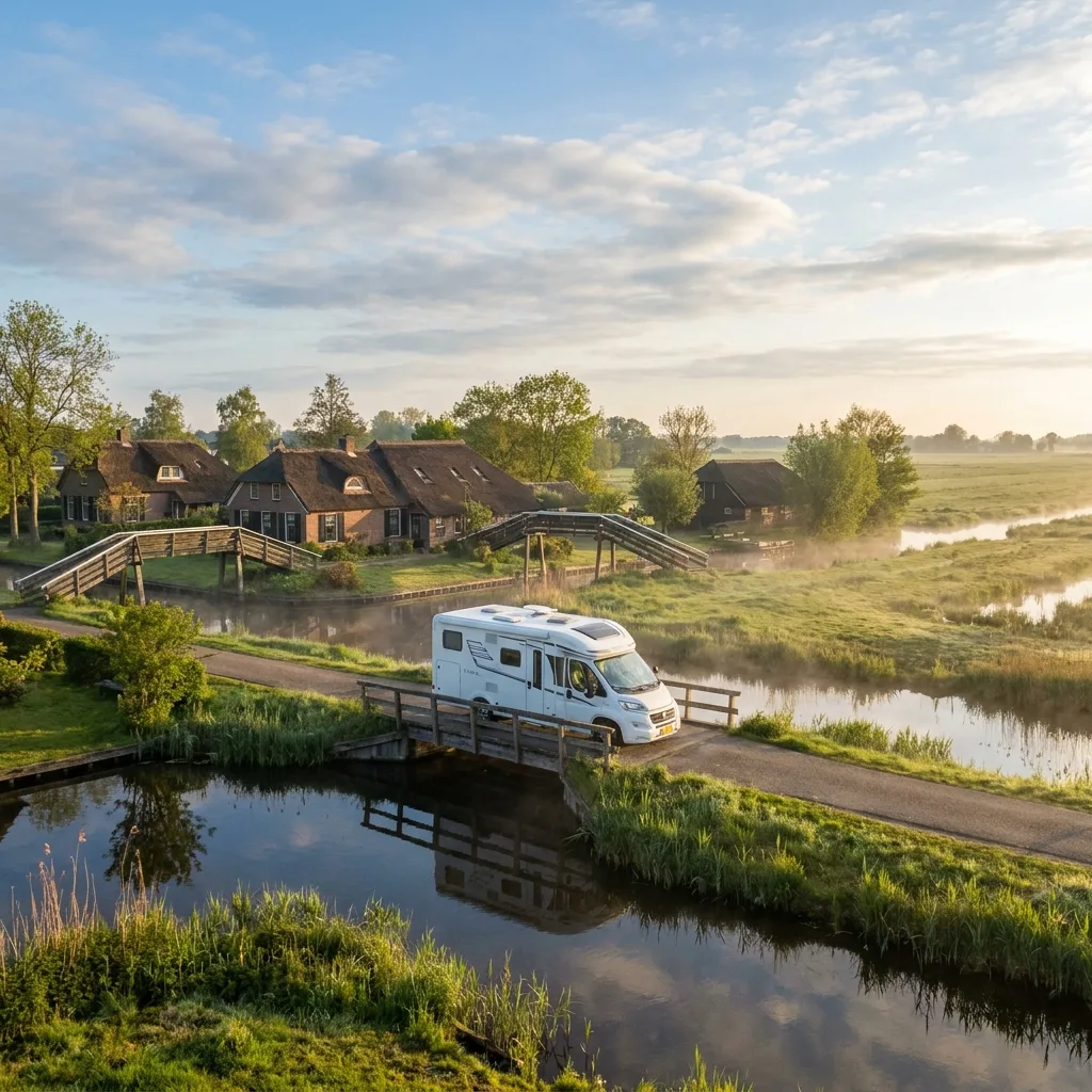 Wohnmobilreise nach Giethoorn, Niederlande