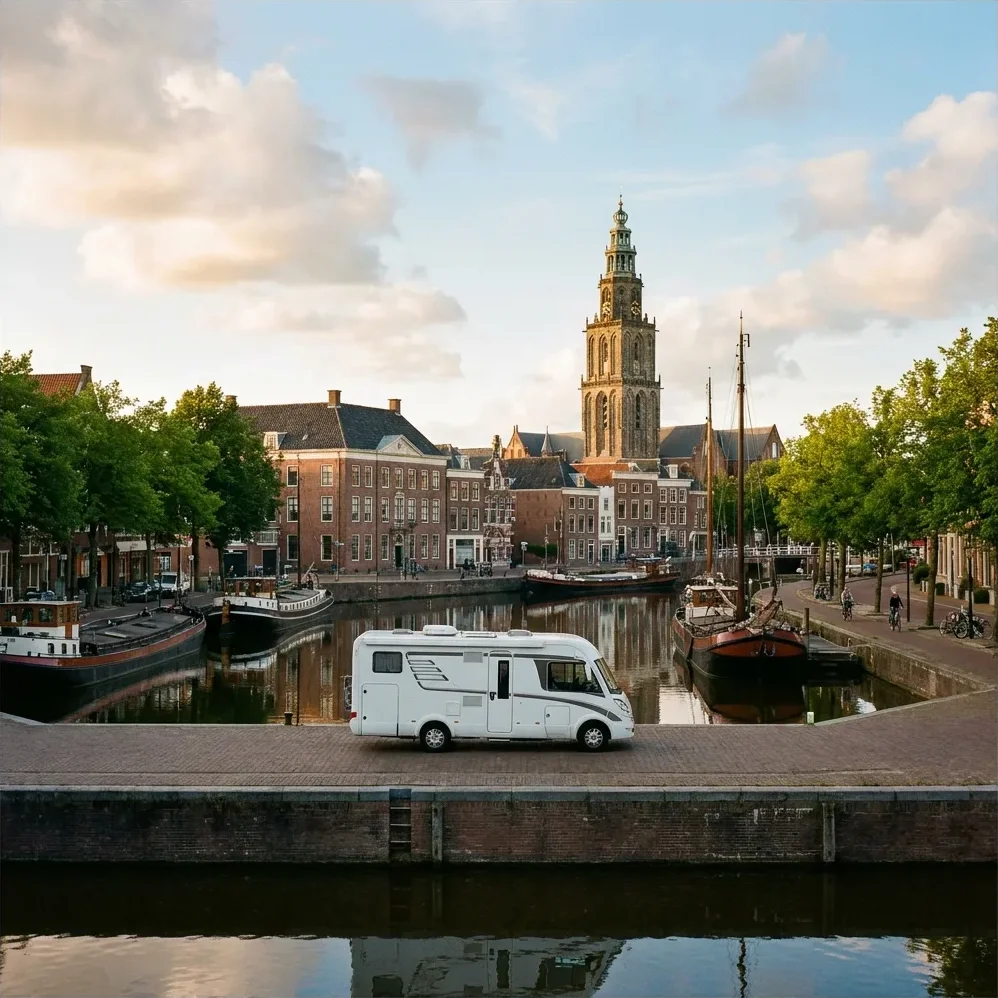 Camper trip to Groningen, Netherlands