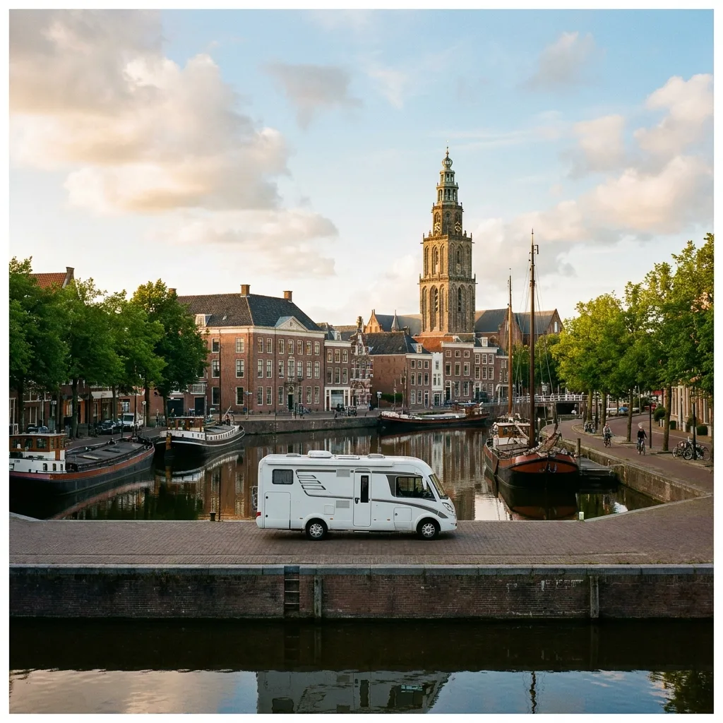 Camperreis naar Groningen, Nederland
