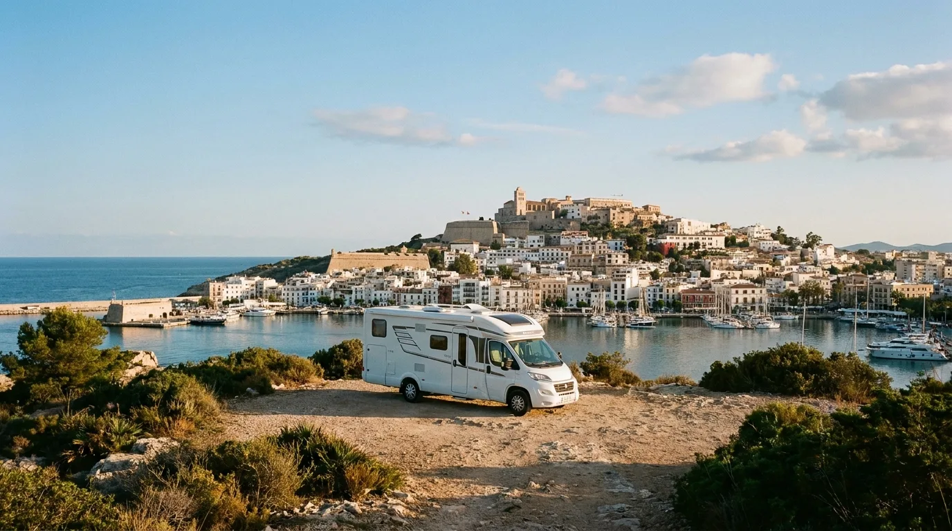 Camper route Ibiza Loop - Dalt Vila, Es Vedrà and the Northern Calas