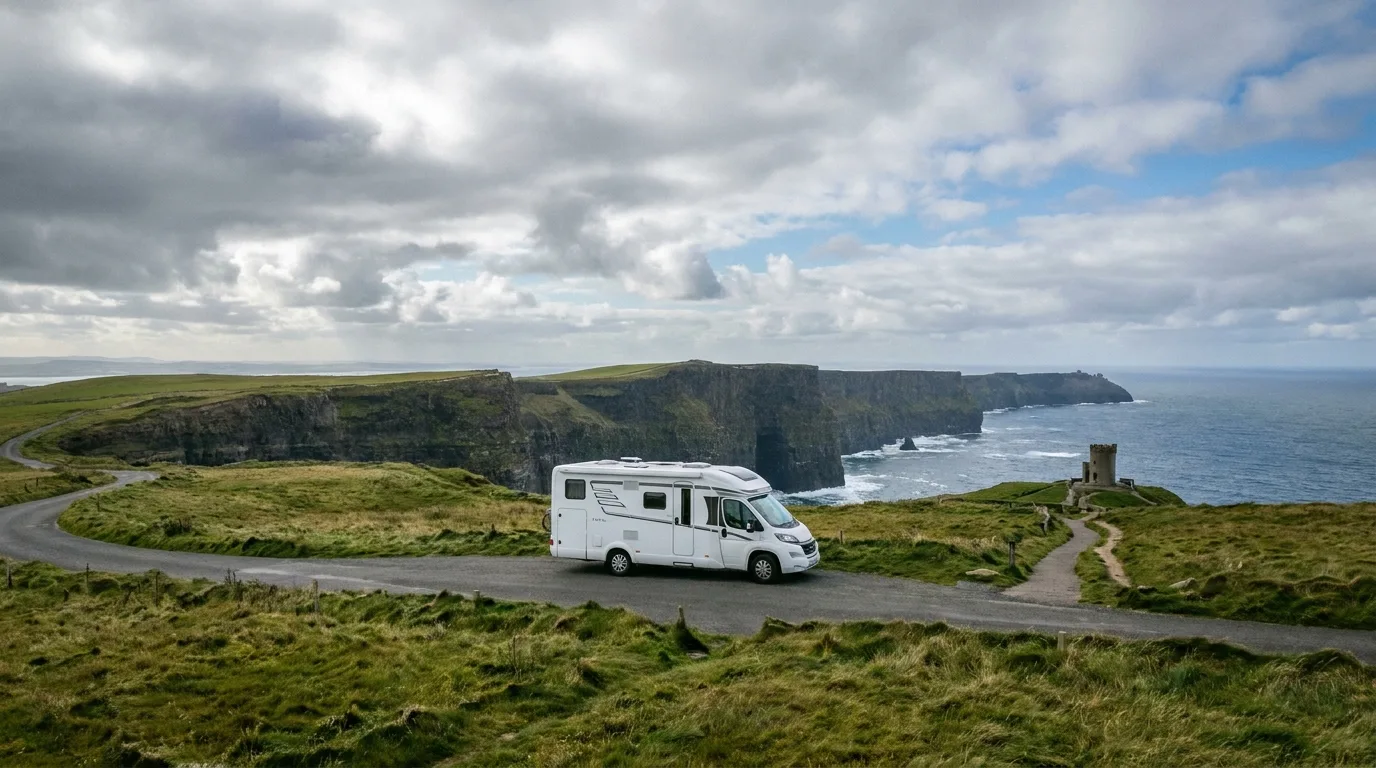 Camperroute Ierland rond vanaf Rosslare - de grote camperrondreis