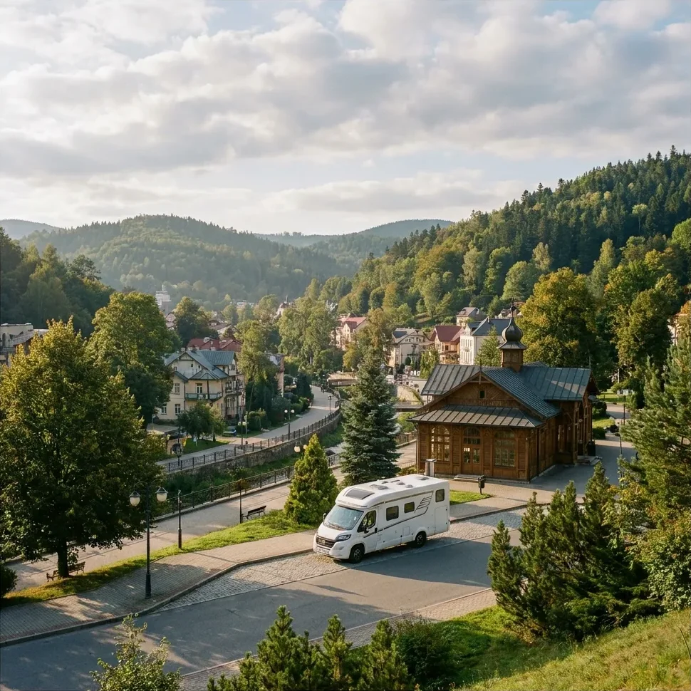 Camperreis naar Krynica-Zdrój, Polen