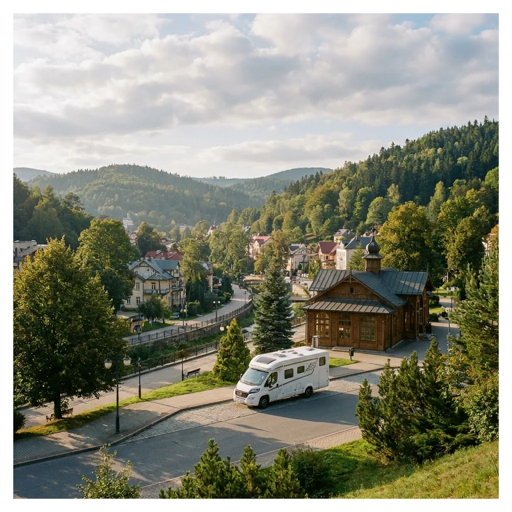 Camper trip to Krynica-Zdrój