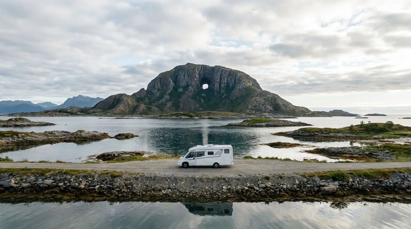 Camperroute Kystriksveien - van Trondheim naar Bodø langs de Helgelandskust